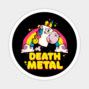 Death Metal Unicorn Magnet
